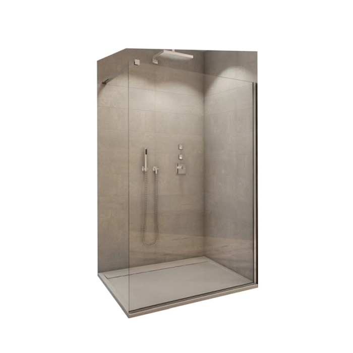 Paravan de dus SanSwiss, Easy, 80 x 200 cm, profil crom lucios [1]