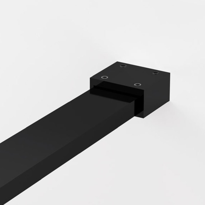 Paravan de dus SanSwiss, Easy, 90 x 200 cm, profil negru mat [4]