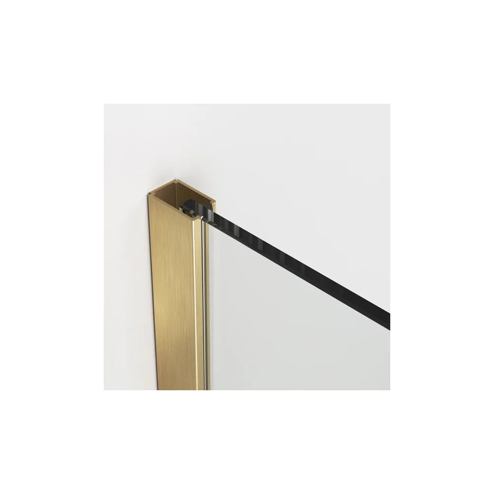 Paravan de dus tip Walk-in auriu periat SanSwiss Easy STR4P 80x200 cm [4]