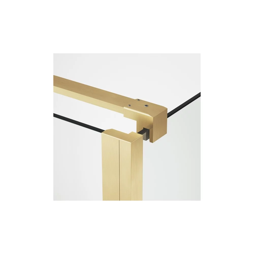 Paravan de dus tip Walk-in auriu periat SanSwiss Easy STR4P 80x200 cm [3]