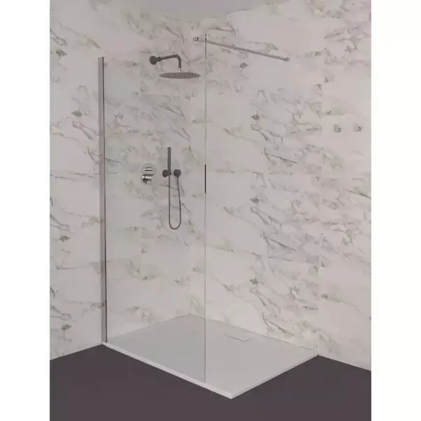 Paravan de dus tip Walk-in Ideal Standard i.life 140x200 cm sticla 8 mm argintiu [4]