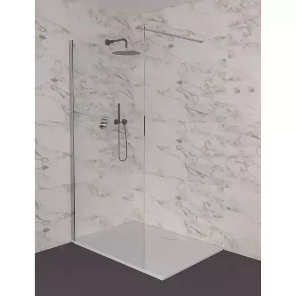 Paravan de dus tip Walk-in Ideal Standard i.life 80x200 cm sticla 8 mm argintiu [3]