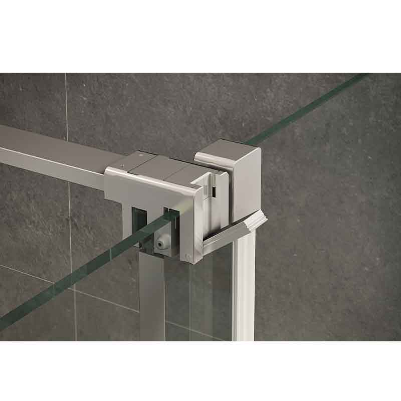 Paravan de dus tip Walk-in Mediterraneo Vario crom sticla securizata 8 mm 120 cm [6]