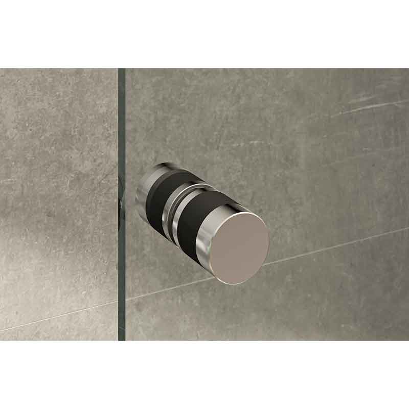 Paravan de dus tip Walk-in Mediterraneo Vario crom sticla securizata 8 mm 120 cm [5]