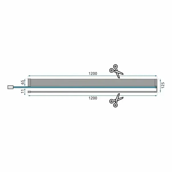 Paravan de dus tip Walk-in Rea Aero N 90x195 cm si etajera cu suport crom [3]