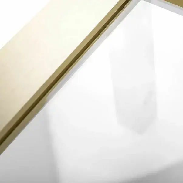 Paravan de dus tip Walk-in Rea Rapid Slide 120x195 cm profil auriu periat [5]