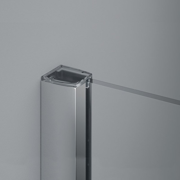 Paravan dus Sanswiss, Easy, profil crom lucios, 100 x 200 cm [3]