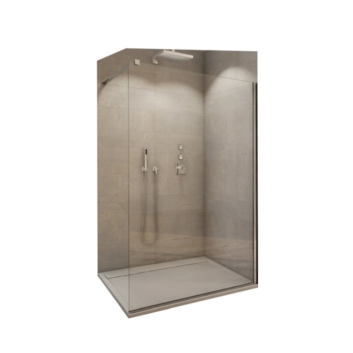 Paravan dus Sanswiss, Easy profil crom lucios, 120 x 200 cm, 6 mm grosime [1]