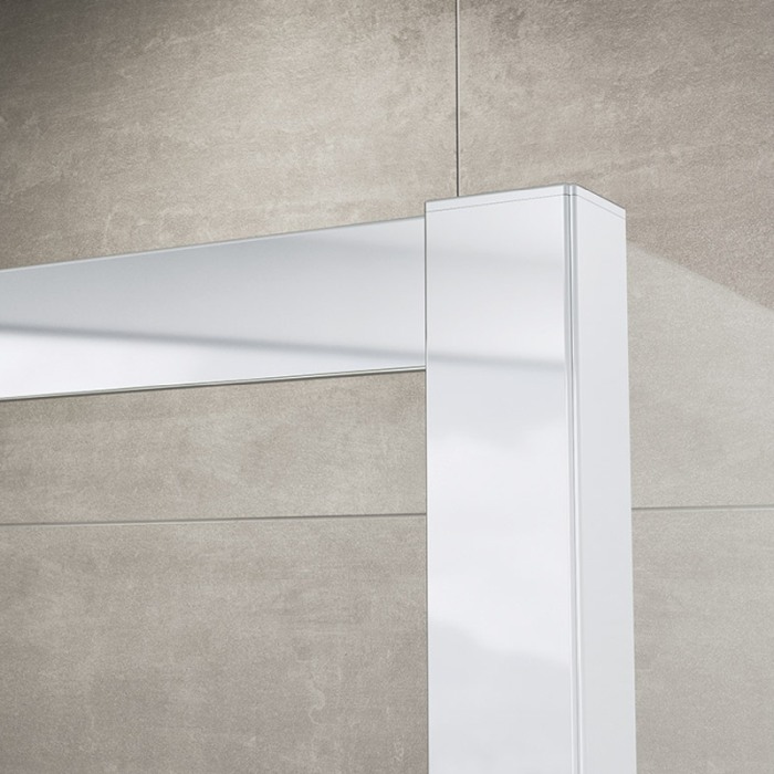 Perete fix Sanswiss, Ocelia, 80 x 190 cm, crom lucios [5]