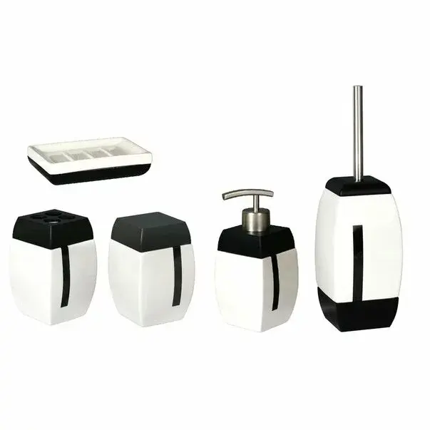 Perie WC alb/negru Bisk Zeppelin [2]