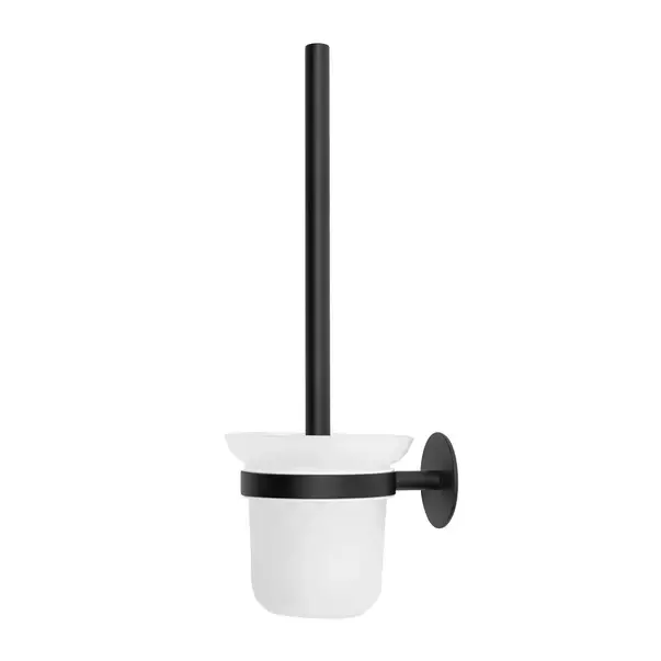 Perie WC Rea 322222A design rotund finisaj negru mat [4]