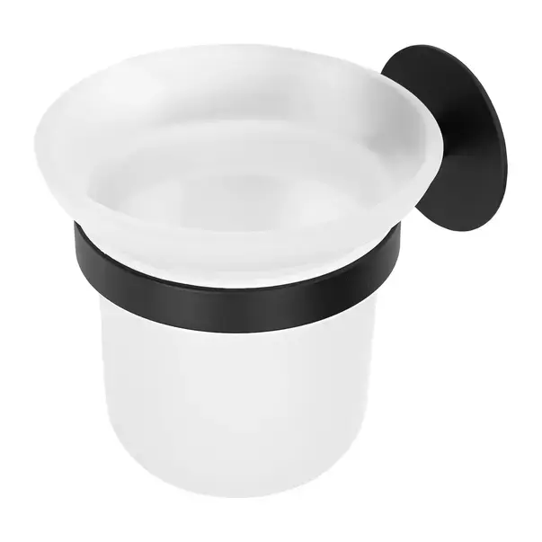 Perie WC Rea 322222A design rotund finisaj negru mat [2]