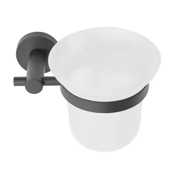Perie WC Rea 322234A design rotund finisaj gri mat [3]
