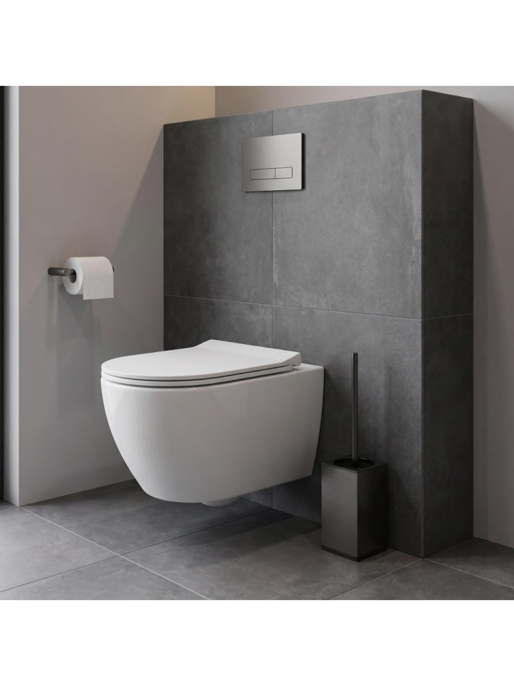Perie WC Rea B110 Titan montata pe blat 80x390x80 mm plastic metal [5]