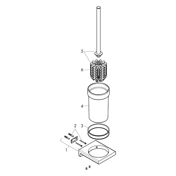 Portperie, Hansgrohe, AddStoris, negru periat [3]