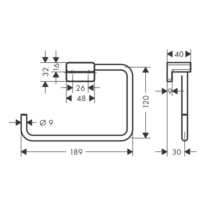 Portprosop, Hansgrohe, AddStoris, bronz periat [2]