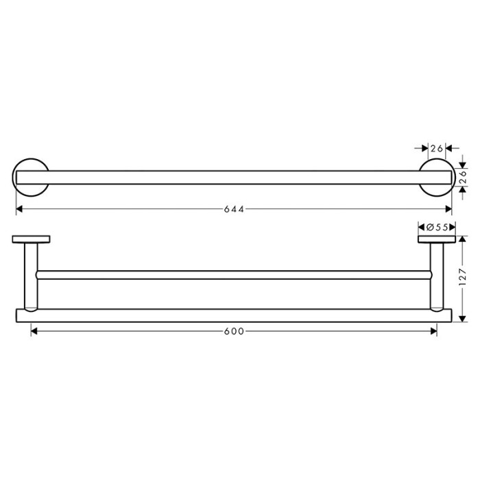 Portprosop, Hansgrohe, Logis Universal, crom [2]