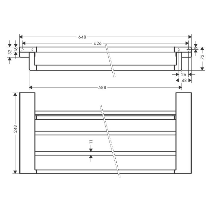 Portprosop multiplu, Hansgrohe, AddStoris, auriu [2]