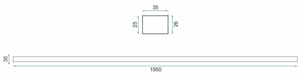 Profil de extensie pentru cabine de ușă Solar Fargo Rapid auriu periat [4]