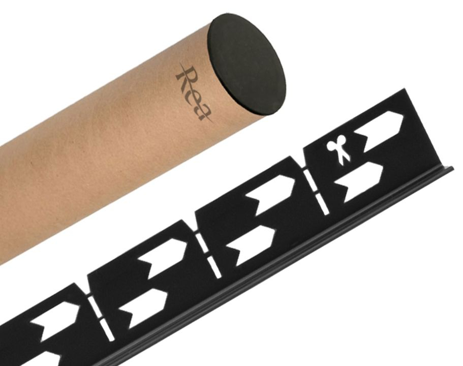 Profil de panta cadita de dus 140cm negru [7]