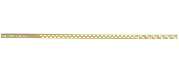 Profil de panta cadita de dus dreapta Auriu Periat 140cm, Rea [4]