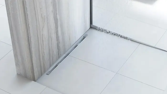 Profil de panta cadita de dus dreapta Gri Periat 120cm, Rea [8]