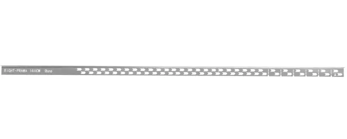 Profil de panta cadita de dus dreapta Gri Periat 140cm, Rea [4]