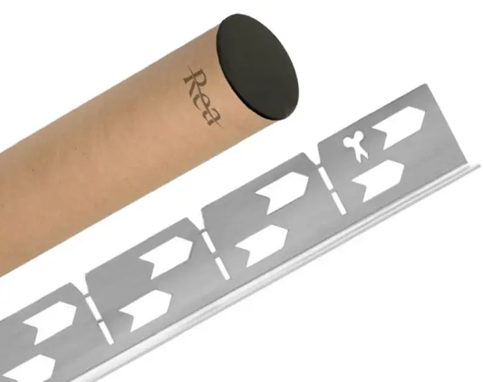 Profil de panta cadita de dus dreapta Gri Periat 140cm, Rea [7]
