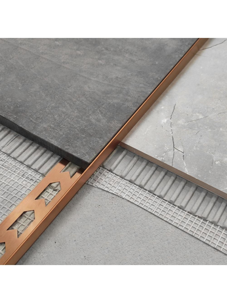 Profil de panta cadita de dus stanga 100cm cupru periat [3]