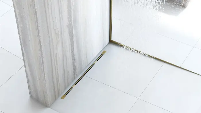 Profil de panta cadita de dus stanga Auriu 120cm, Rea [8]