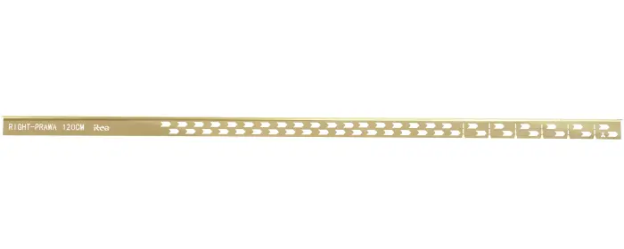 Profil de panta cadita de dus stanga Auriu Periat 120cm, Rea [4]