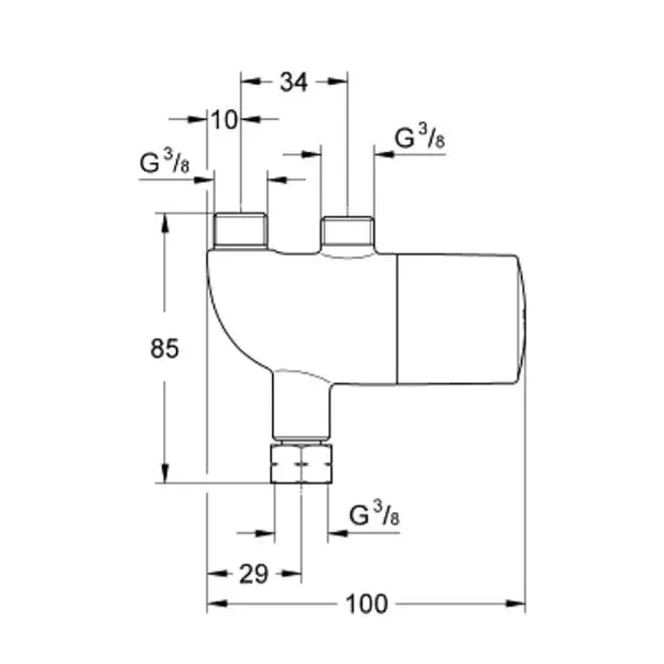 Protectie termica impotriva oparirii Grohe Grohotherm Micro [2]