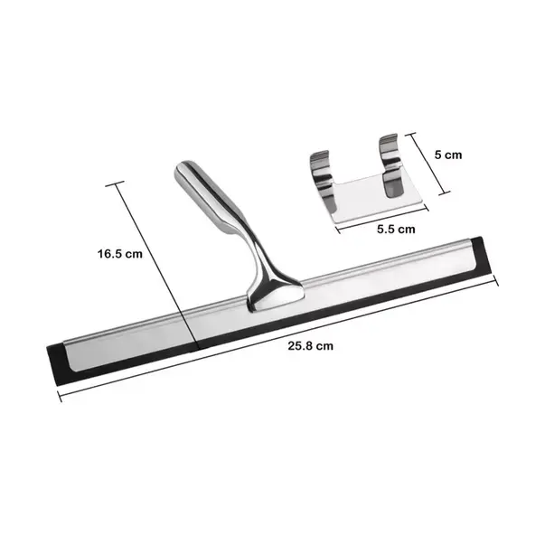 Racleta pentru sticla cu suport Rea auriu 26 cm [7]