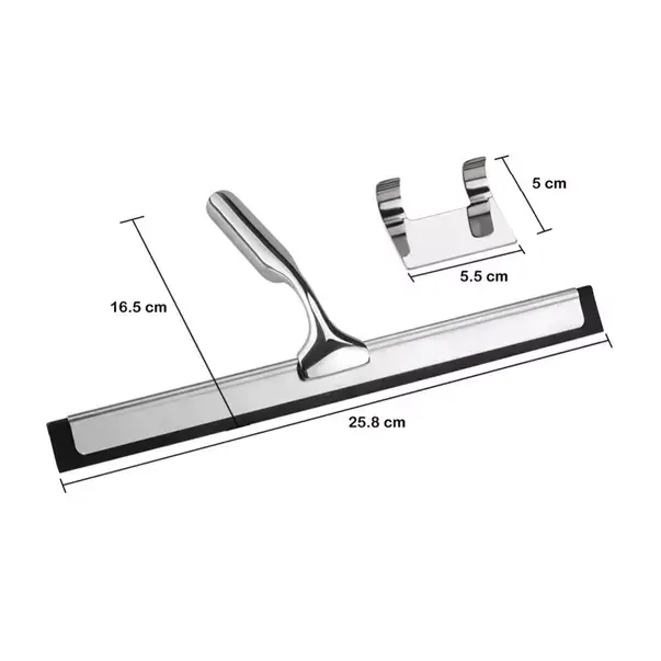 Racleta pentru sticla cu suport Rea crom 26 cm [7]