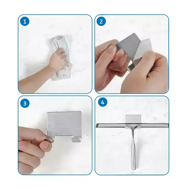 Racleta pentru sticla cu suport Rea negru 26 cm [4]