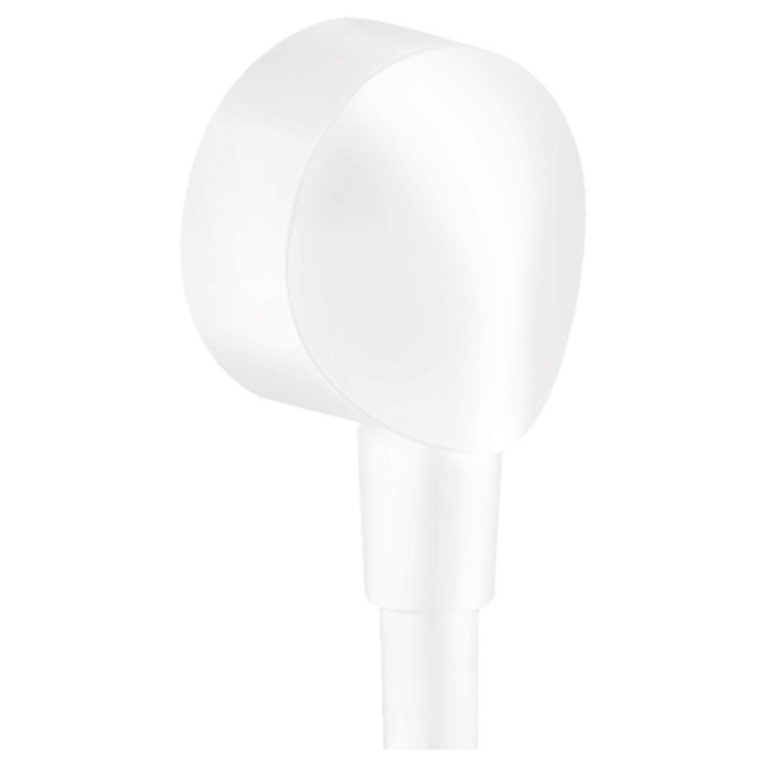 Racord dus, Hansgrohe, FixFit, rotund, alb mat [1]
