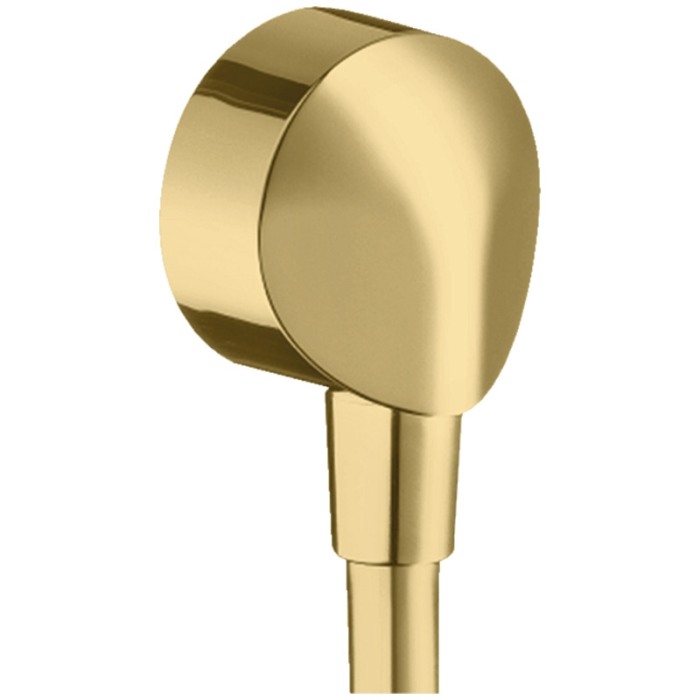 Racord dus, Hansgrohe, FixFit, rotund, auriu lucios [1]