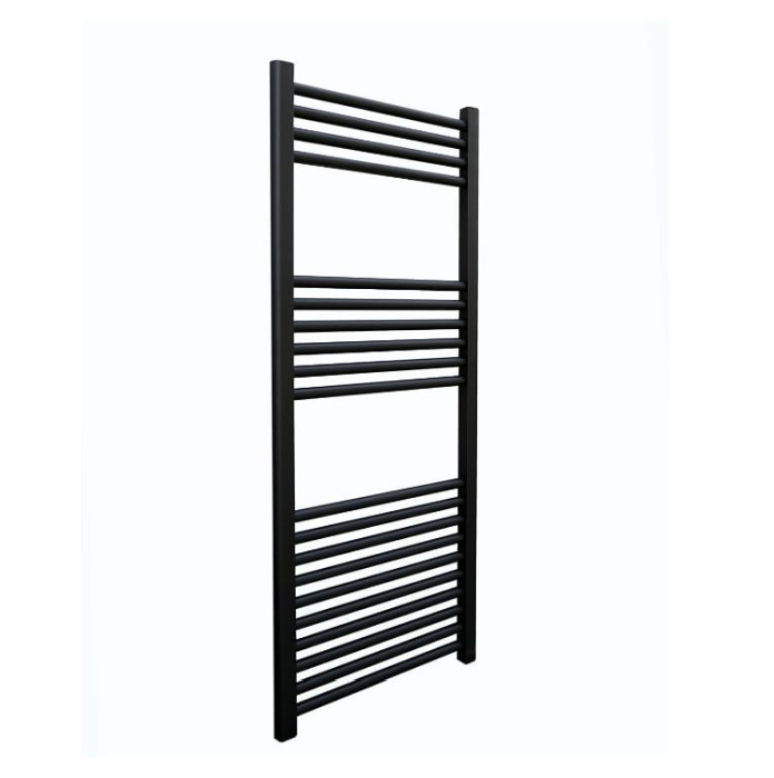 Radiator baie (calorifer) portprosop Thermoynd, 500 x 800 mm, negru mat, drept, accesorii incluse [2]