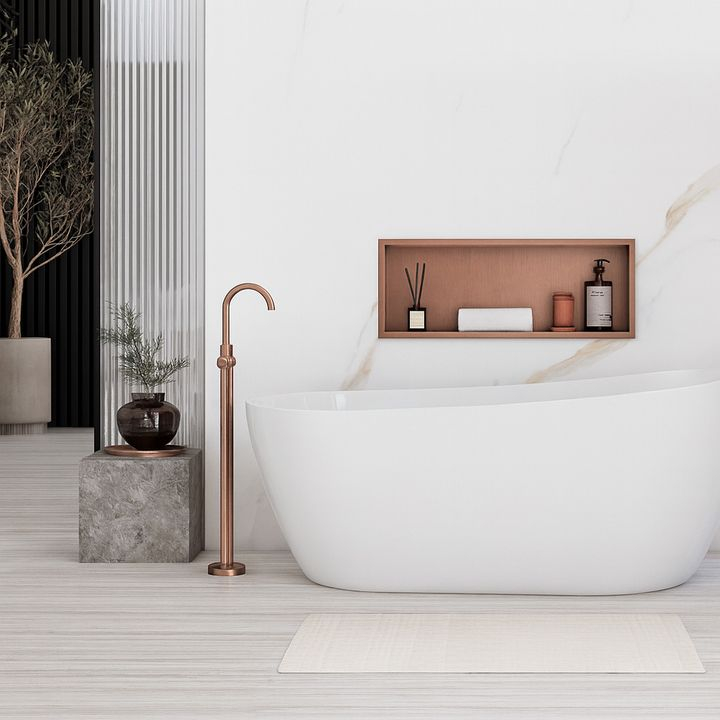 RAFT BAIE INCASTRAT PERETE 30x60 cupru periat [5]