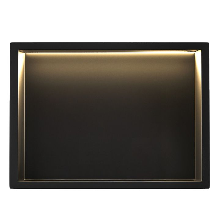 RAFT BAIE INCASTRAT PERETE LED 30x45 negru [3]