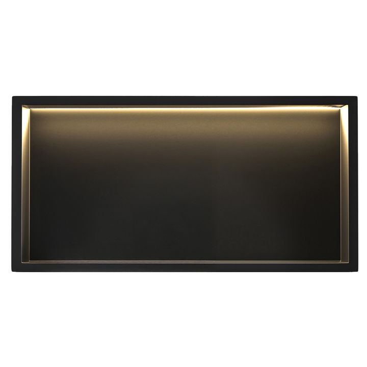 RAFT BAIE INCASTRAT PERETE LED 30x60 negru [3]