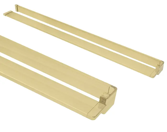 Raft cu cuier pentru prosoape Evo Auriu 120cm, Rea [1]
