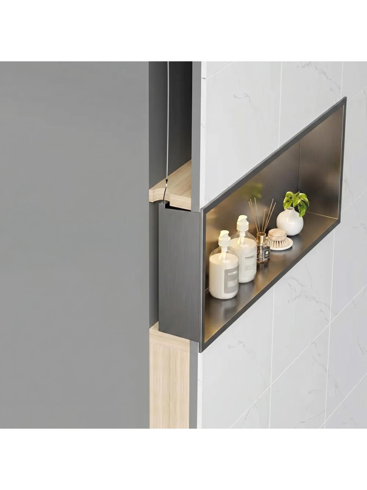 Raft baie incastrat LED Rea titan 480x330x100 mm inox Aisi 304 [6]