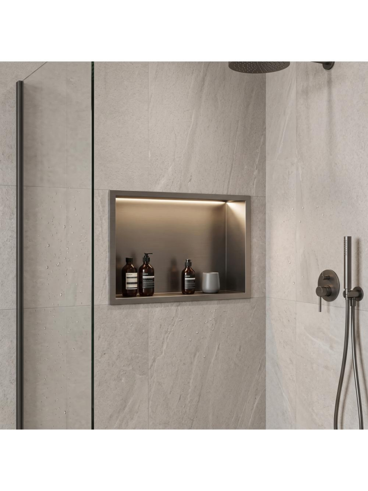 Raft baie incastrat LED Rea titan 480x330x100 mm inox Aisi 304 [5]