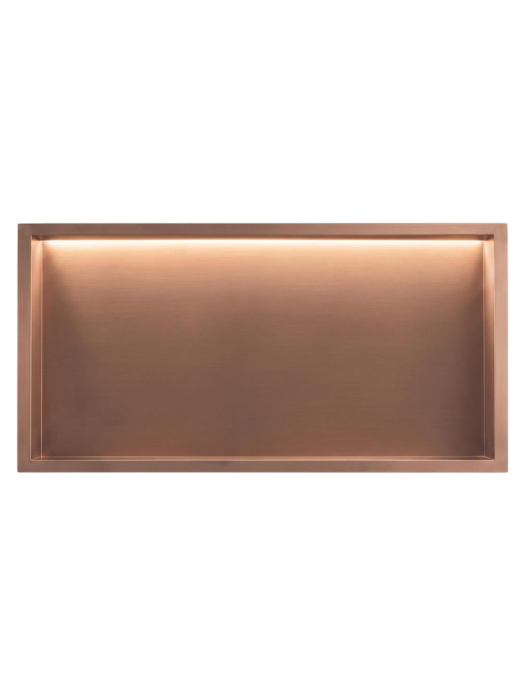 Raft baie incastrat LED Rea cupru periat 630x330x100mm [7]