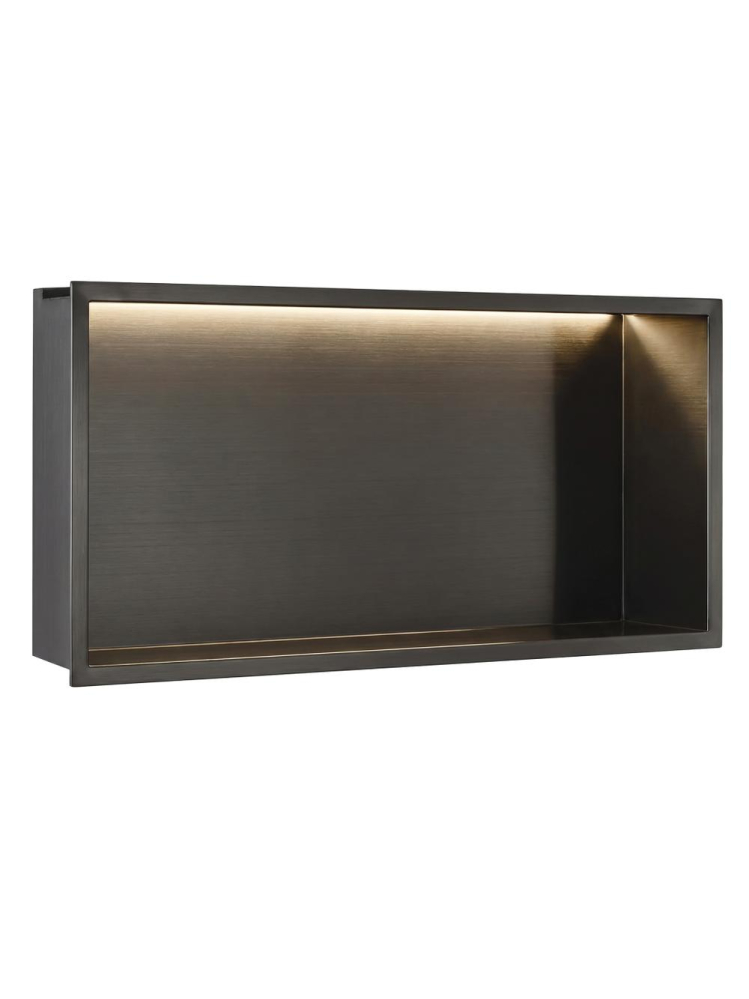Nișă de baie LED Rea Titan 600x300x100 mm inox cu iluminare integrată [7]