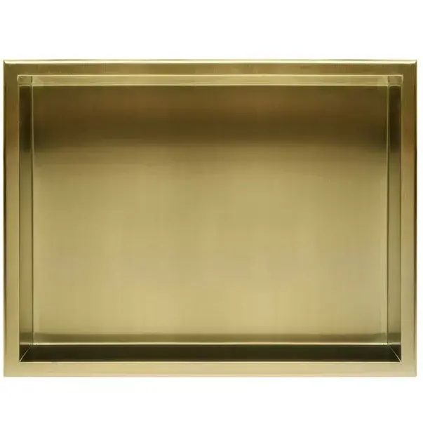 Raft incastrat dreptunghiular auriu periat Rea 30x45x10 cm [2]