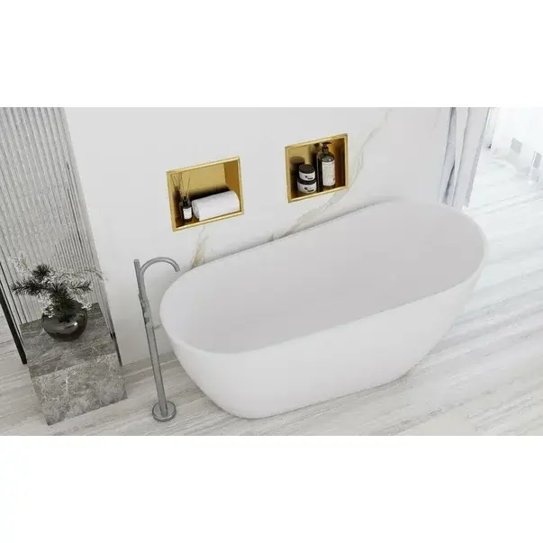 Raft incastrat patrat auriu periat Rea 30x30x10 cm [5]