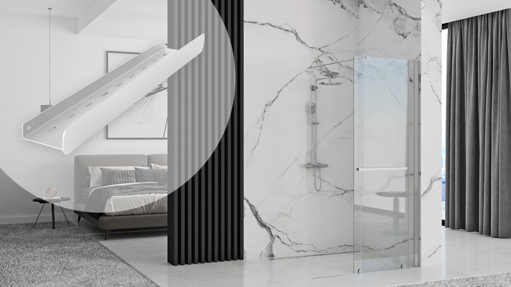 Raft pentru baie SF03 60cm otel periat [3]