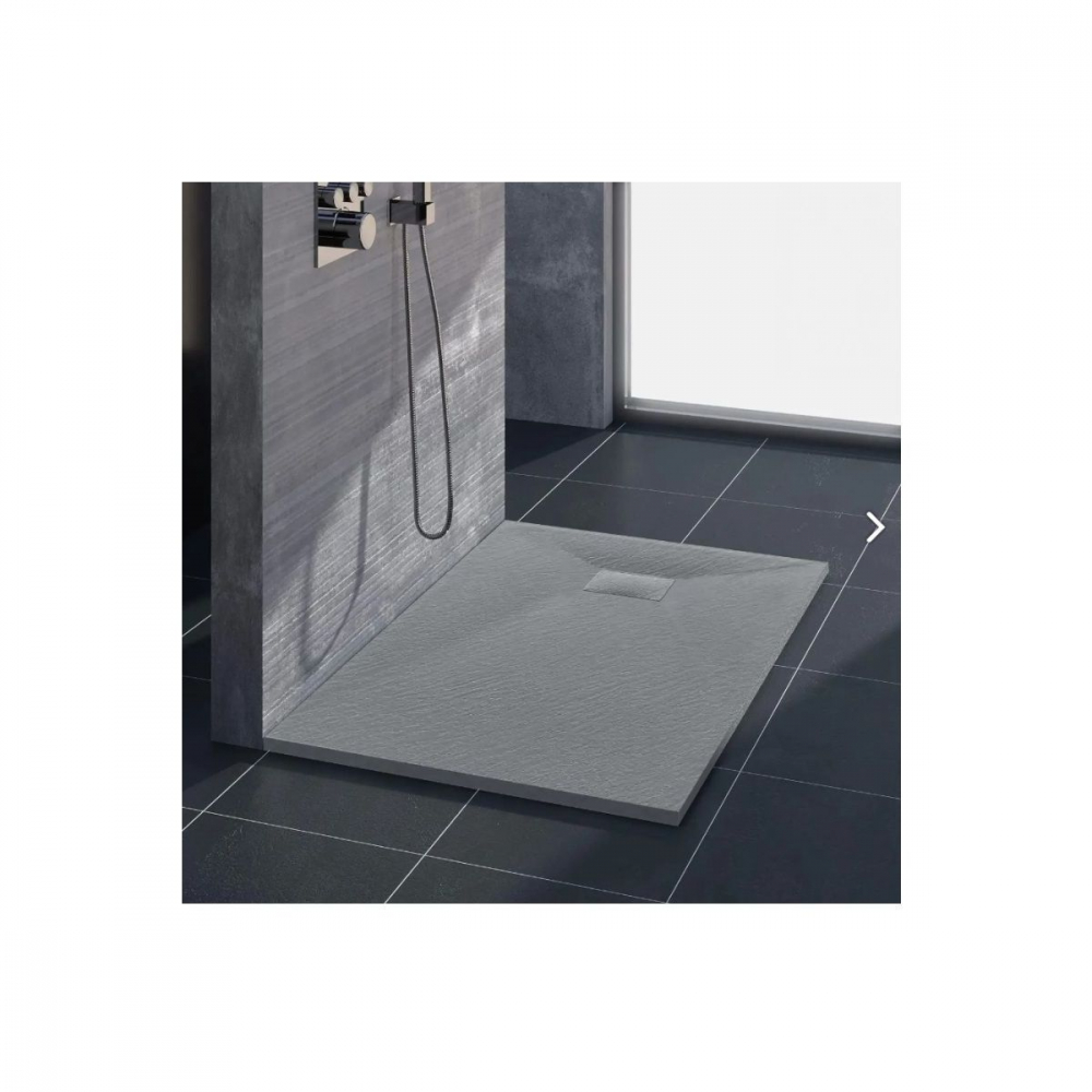 Rea Magnum Grey cădiță de duș dreptunghiulară x80 cm gri REA-K4107 [4]